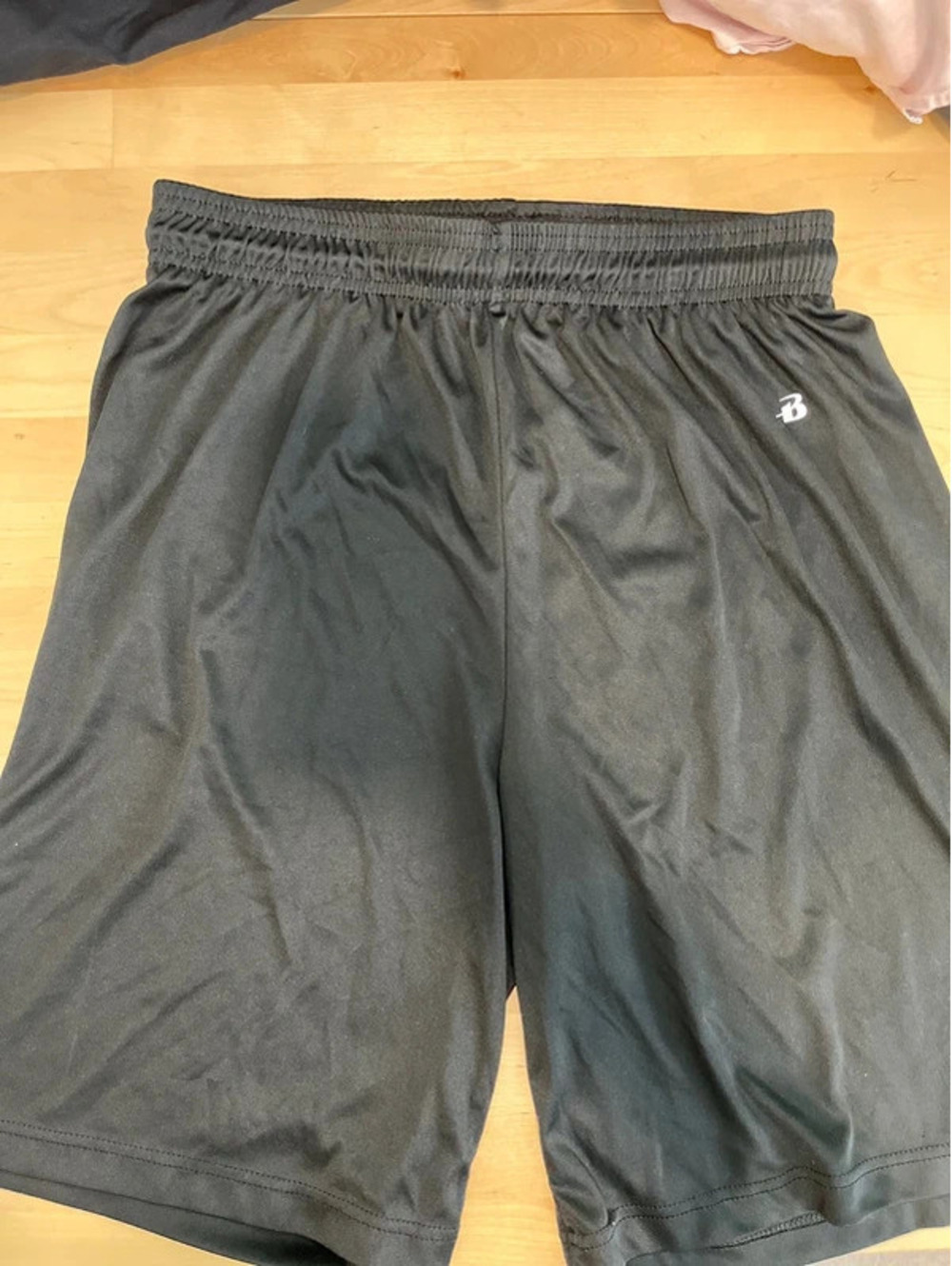 Mans boys Small size Black running shorts